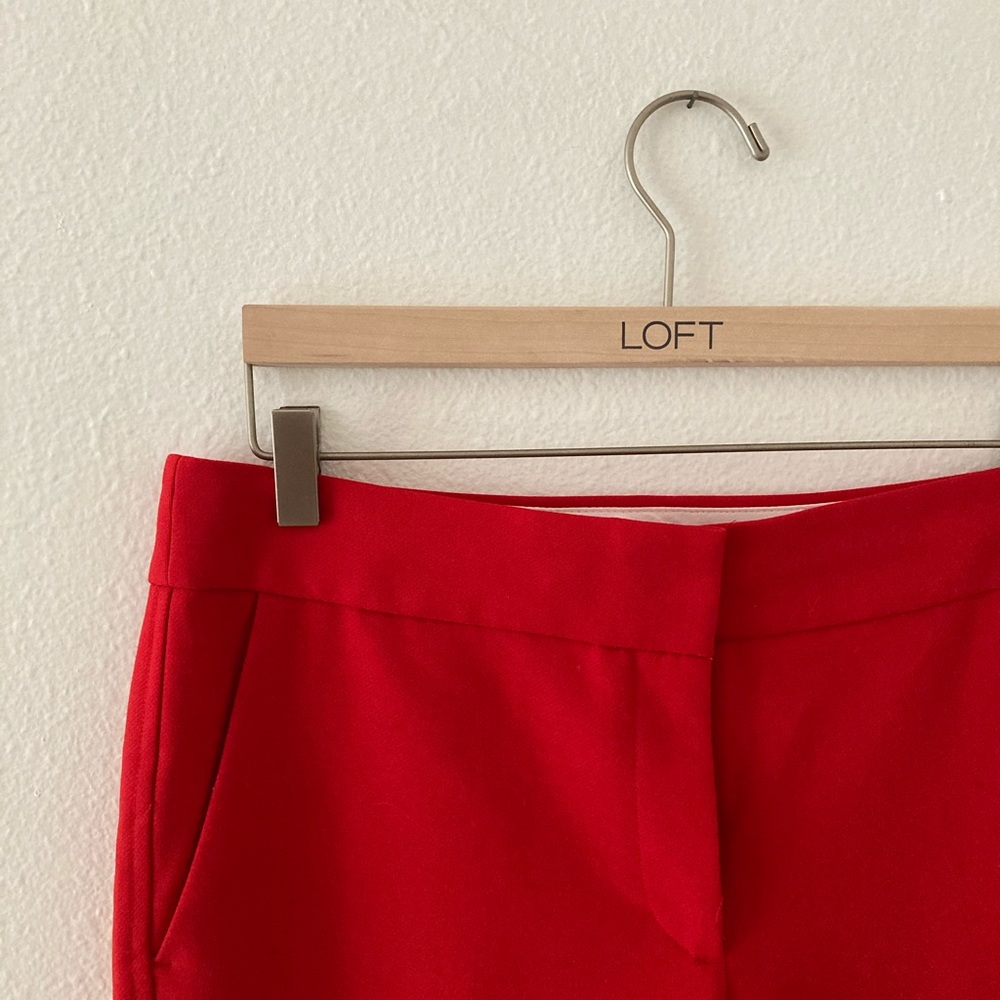 Loft Red Dress Pant